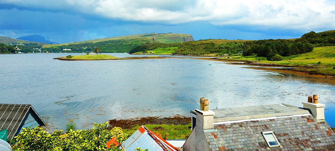 Book a stay at Caberfeidh Boat House and wake up to sea and mountain views near Portree