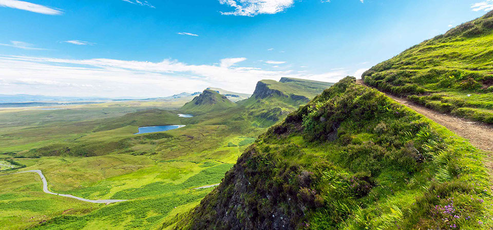Explore The Quiraing when you visit Caberfeidh Boat House self catering accommodation near Portree on the Isle of Skye
