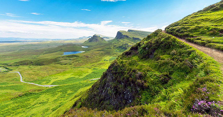 Explore The Quiraing when you visit Caberfeidh Boat House self catering accommodation near Portree on the Isle of Skye