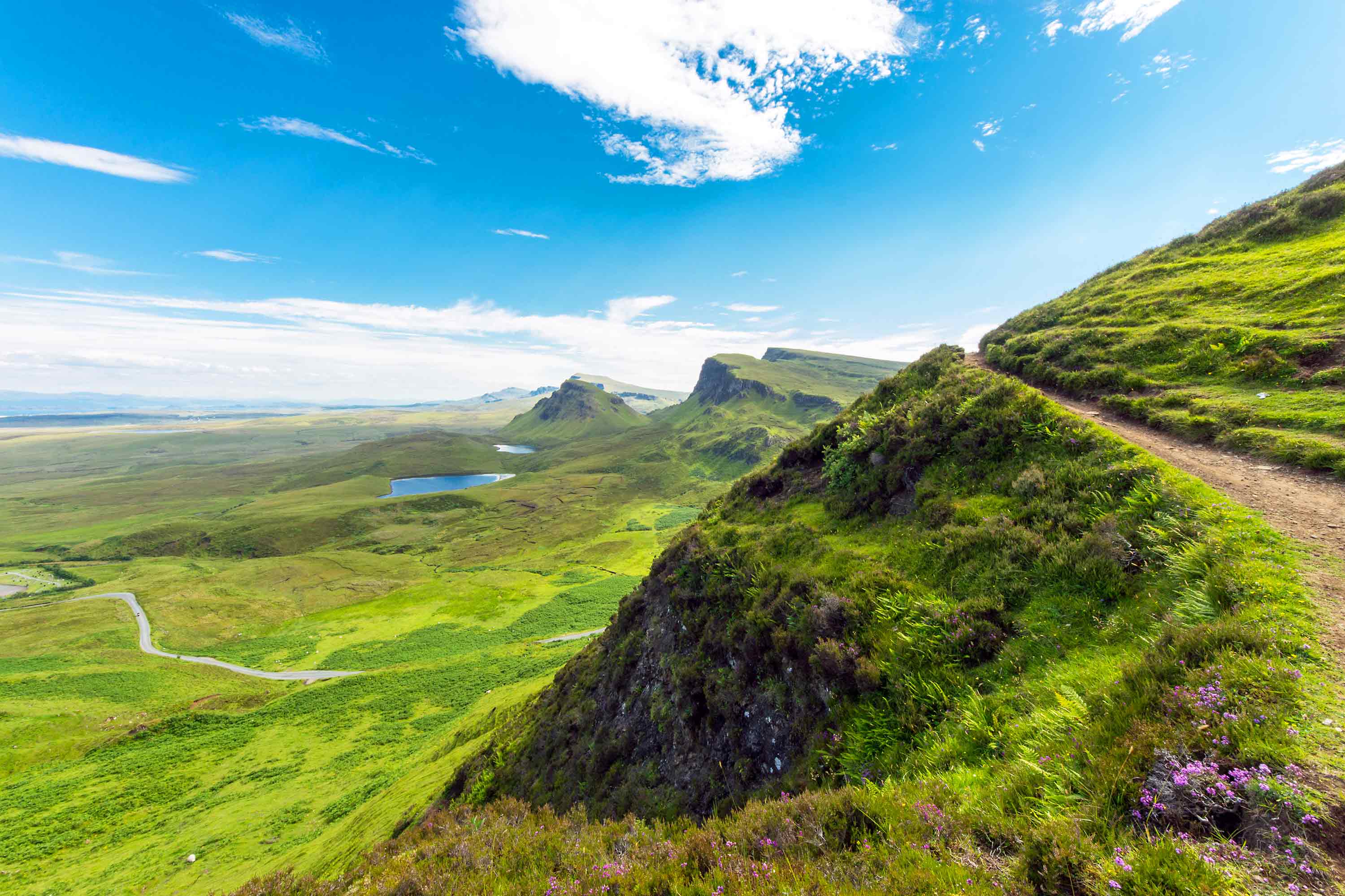 Enjoy walking at the stunning Quiraing on the Isle of Skye